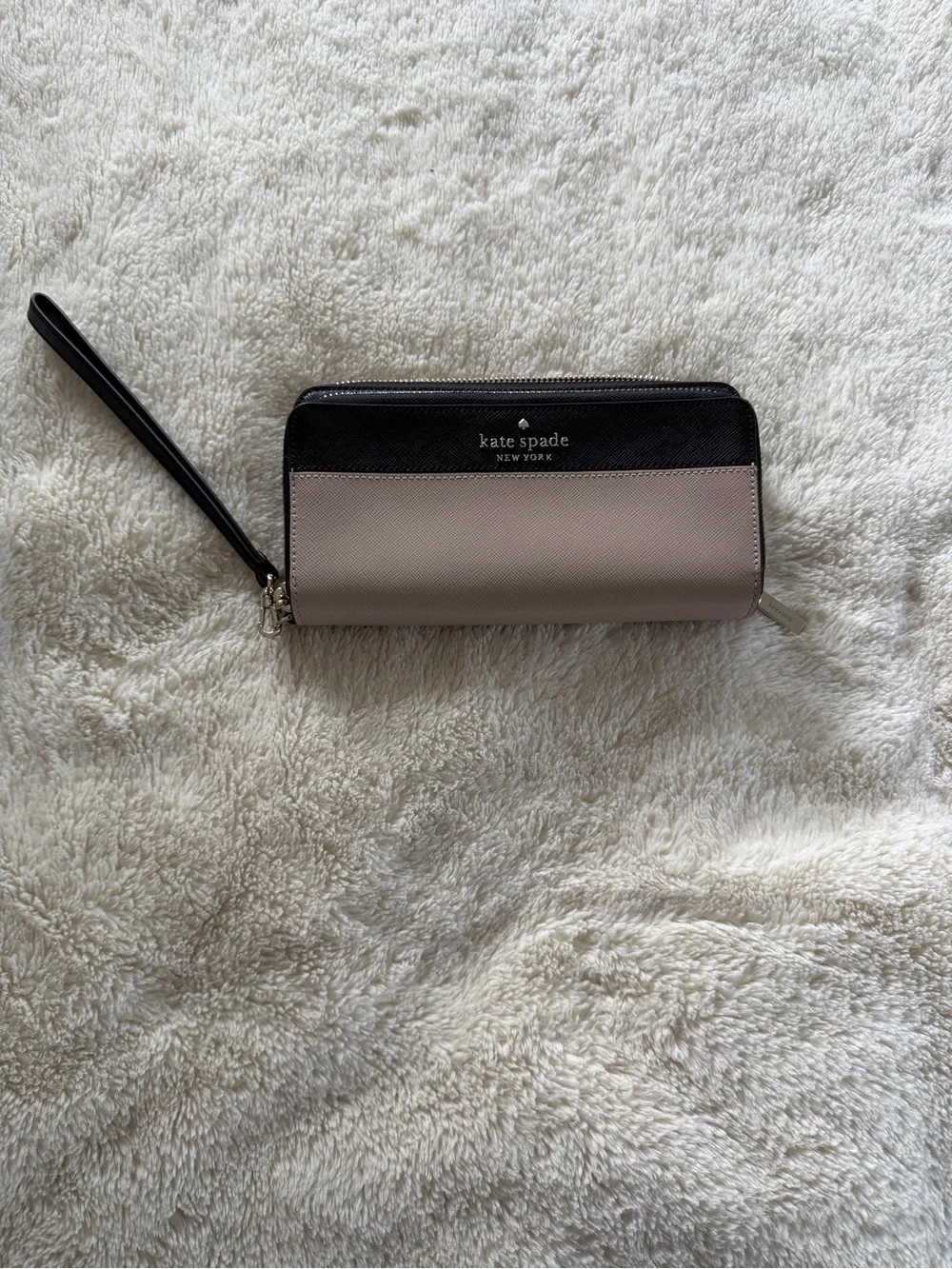 Kate Spade Staci Colorblock Saffiano Leather Zip Around Wallet